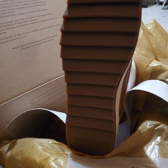 UGG TYNLEE SUEDE TALL FUR BOOTS‎ CHESTNUT - Picture 8 of 8